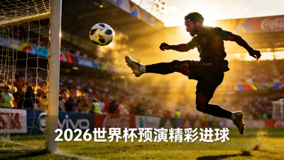 2026世界杯预演精彩进球瞬间，球员凌空抽射破门